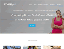 Tablet Screenshot of fitnessfatale.com